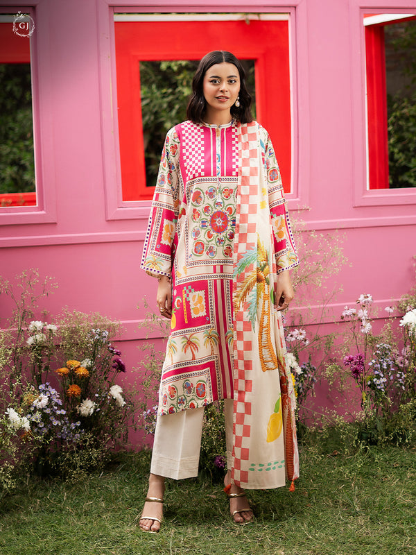 POPIN vol #7 By GULL JEE BRAND printed lawn wholesale market.