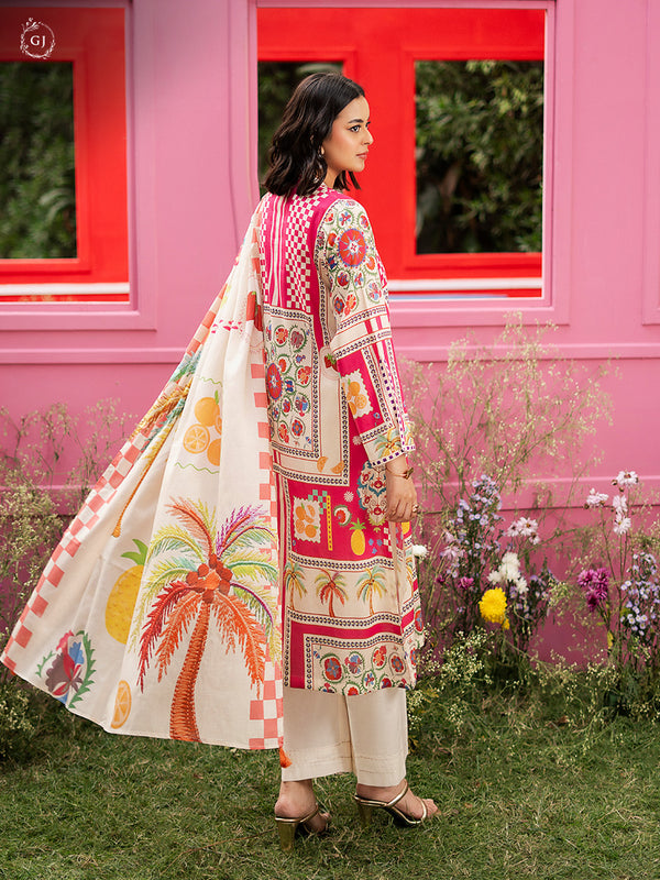 POPIN vol #7 By GULL JEE BRAND printed lawn wholesale market.