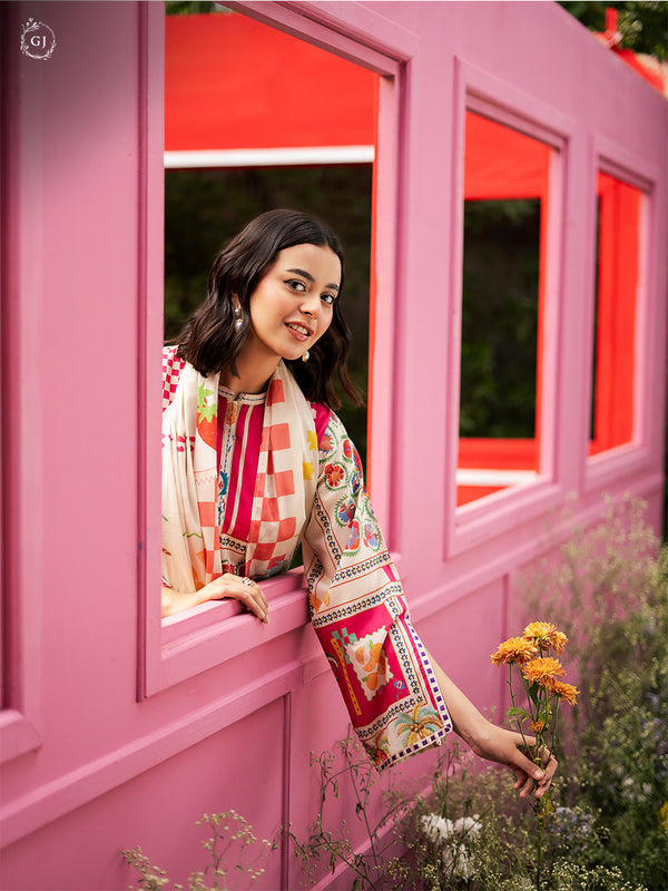 POPIN vol #7 By GULL JEE BRAND printed lawn wholesale market.