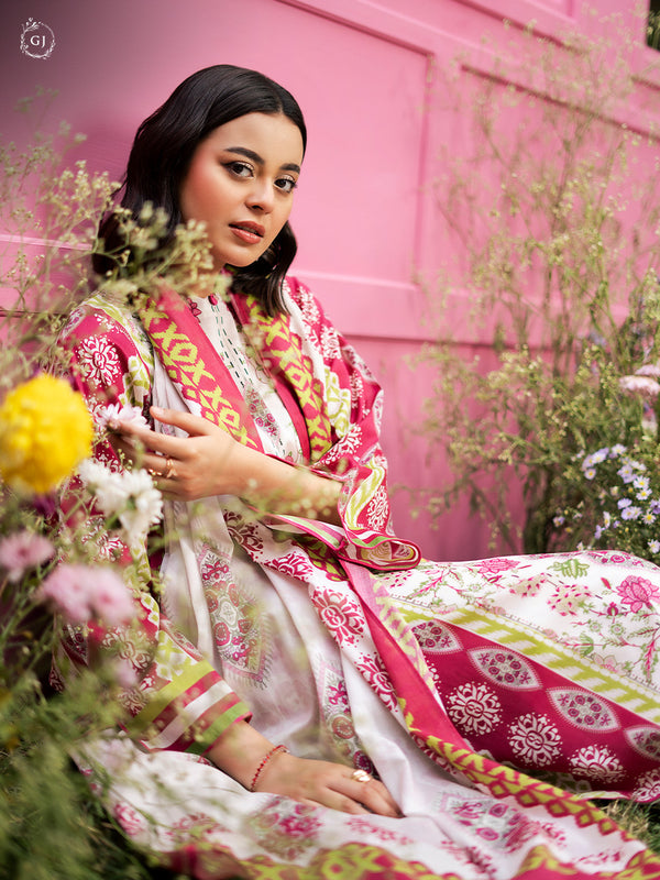 POPIN vol #7 By GULL JEE BRAND printed lawn wholesale market.