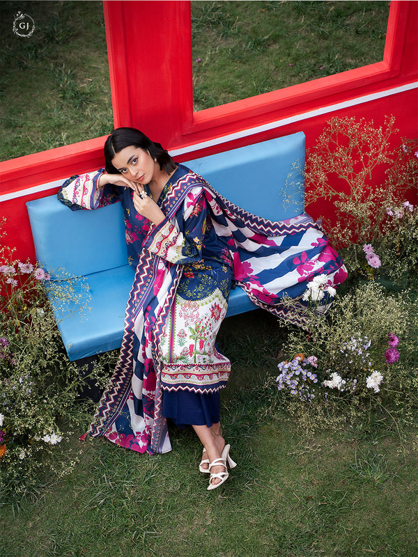 POPIN vol #7 By GULL JEE BRAND printed lawn wholesale market.