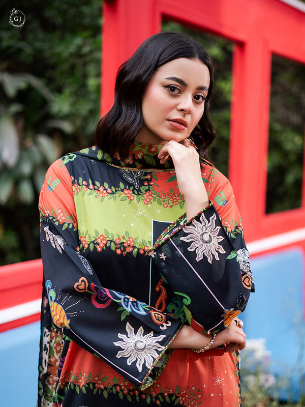 POPIN vol #7 By GULL JEE BRAND printed lawn wholesale market.