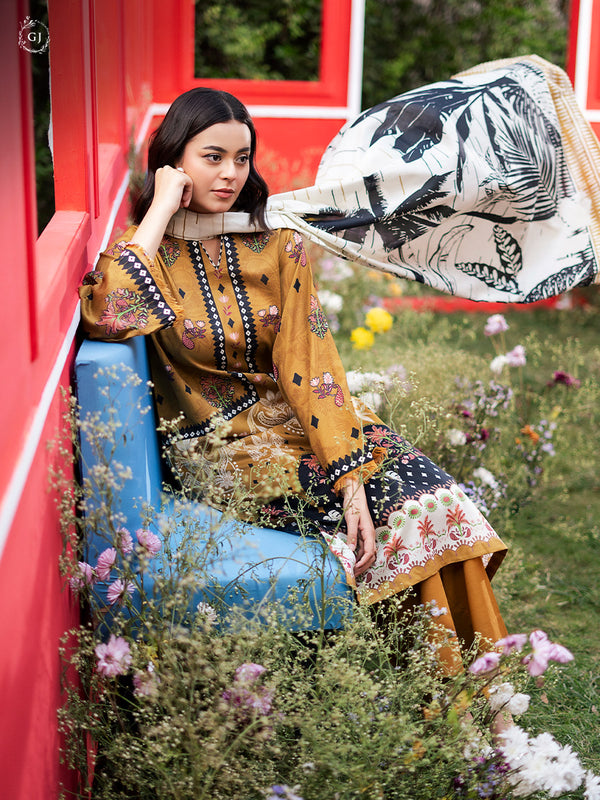 POPIN vol #7 By GULL JEE BRAND printed lawn wholesale market.