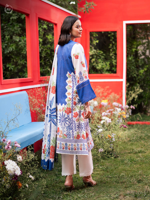 POPIN vol #7 By GULL JEE BRAND printed lawn wholesale market.