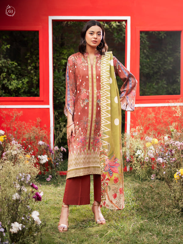 POPIN vol #7 By GULL JEE BRAND printed lawn wholesale market.