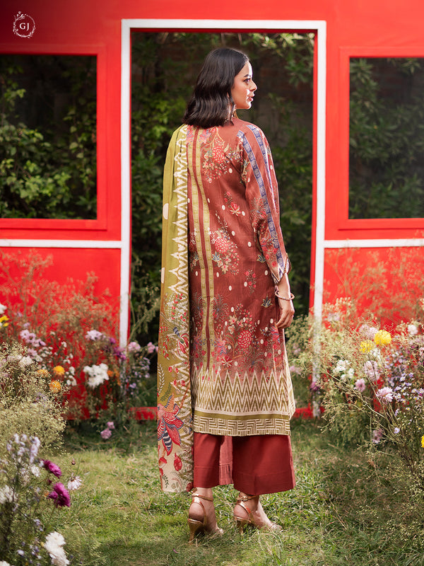 POPIN vol #7 By GULL JEE BRAND printed lawn wholesale market.