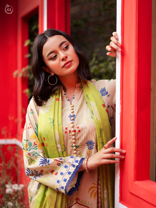 POPIN vol #7 By GULL JEE BRAND printed lawn wholesale market.